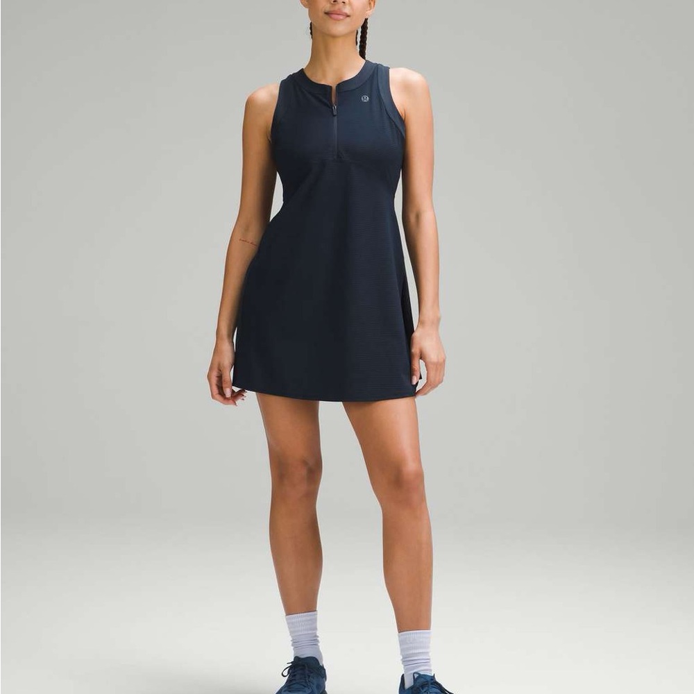 Lululemon Grid-Texture Sleeveless Tennis Dress